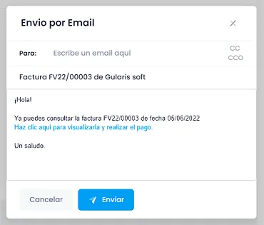 Comparte facturas online