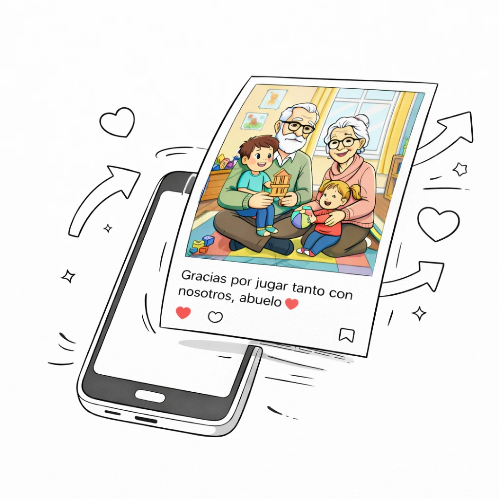 Compartir mensajes y fotos en el homenaje digital