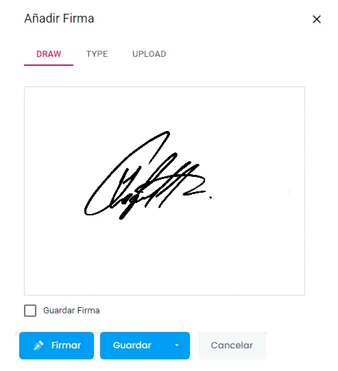 Firma digital de documentos funerarios
