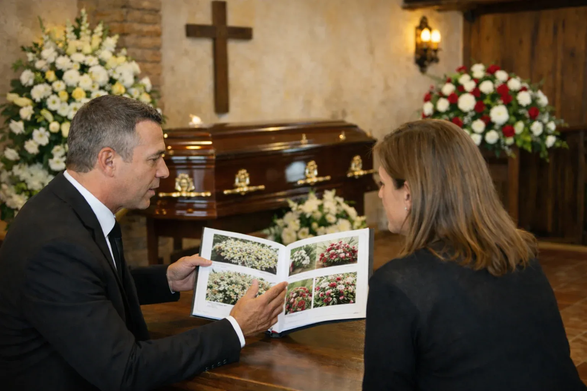 Cómo vender flores en funerarias y tanatorios